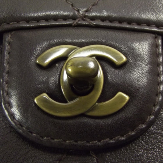 Chanel Lambskin Medium Flap Dark Brown 12 of 12