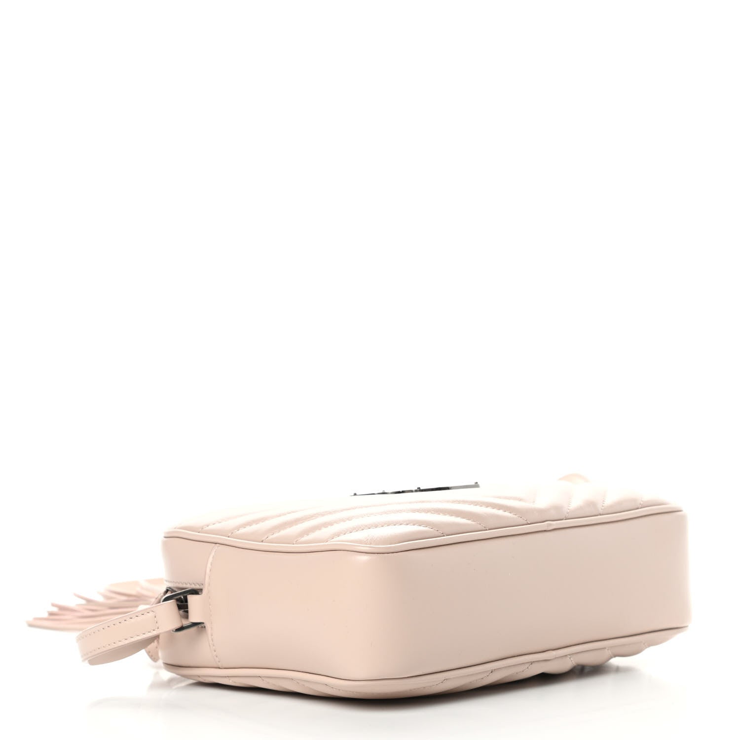 Saint Laurent Calfskin Matelasse Monogram Lou Camera Bag Marble Pink 4 of 10