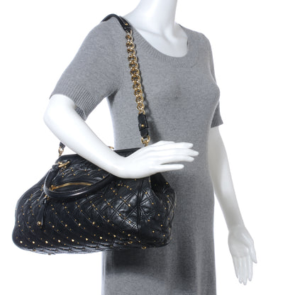Marc Jacobs Quilted Leather Stardust Stam Black 2 of 7