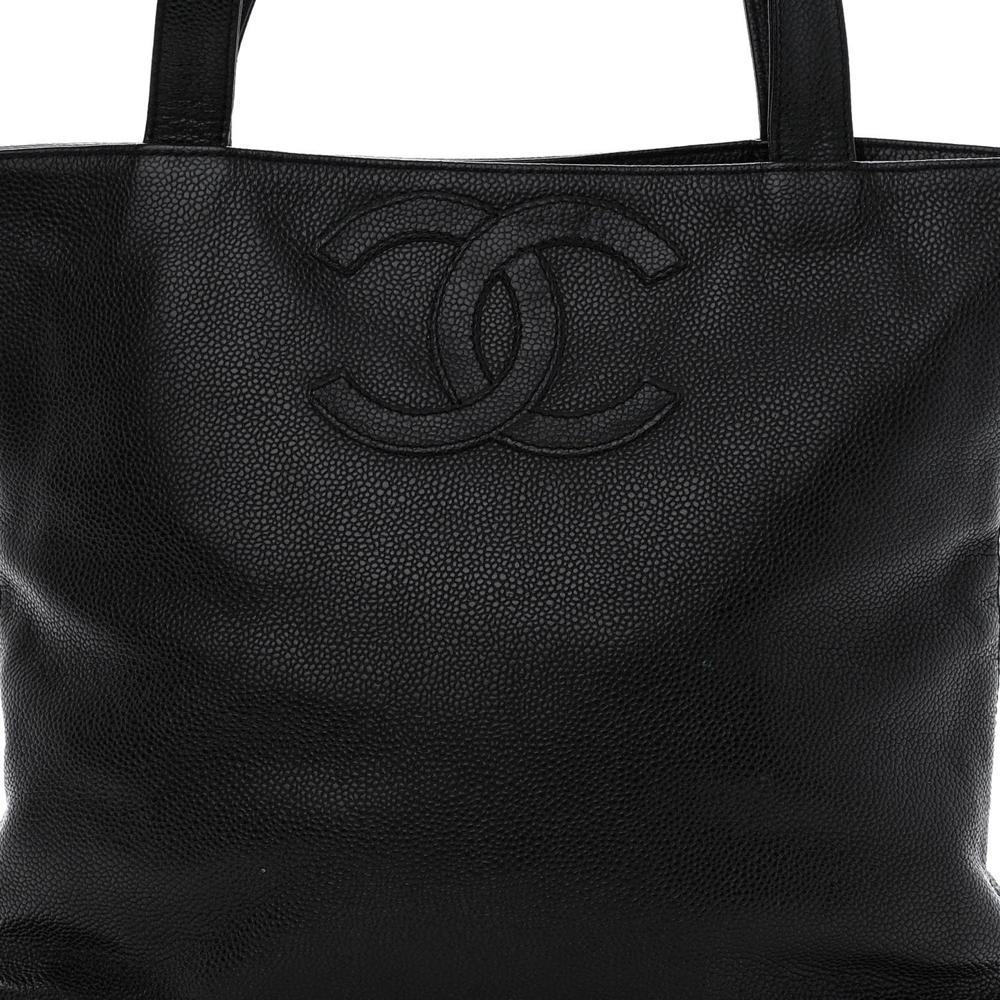 Caviar CC Shoulder Bag Black