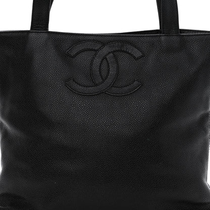 Chanel Caviar CC Shoulder Bag Black 8 of 16