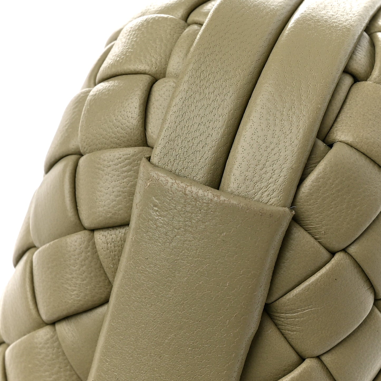 Nappa Intrecciato Minaudiere Knot Clutch Travertine