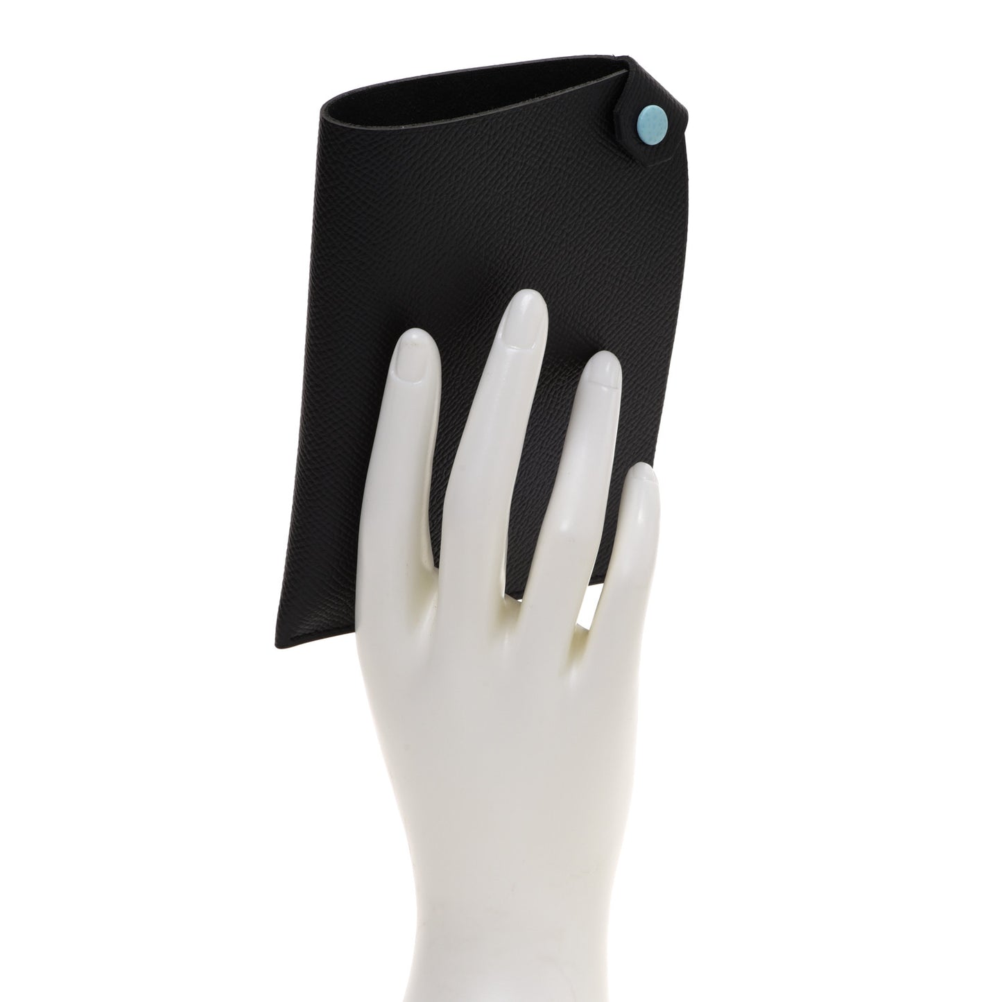 Epsom Tarmac Dot PM Passport Holder Black Bleu