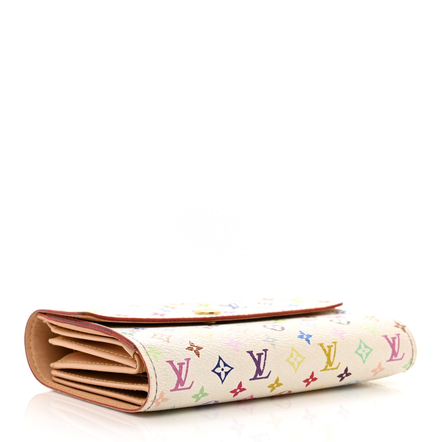 Monogram Multicolor Alexandra Wallet White