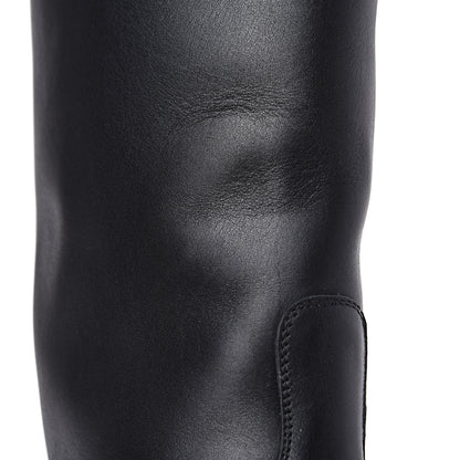 Hermes Box Kelly Jumping Boots 36.5 Black 10 of 11