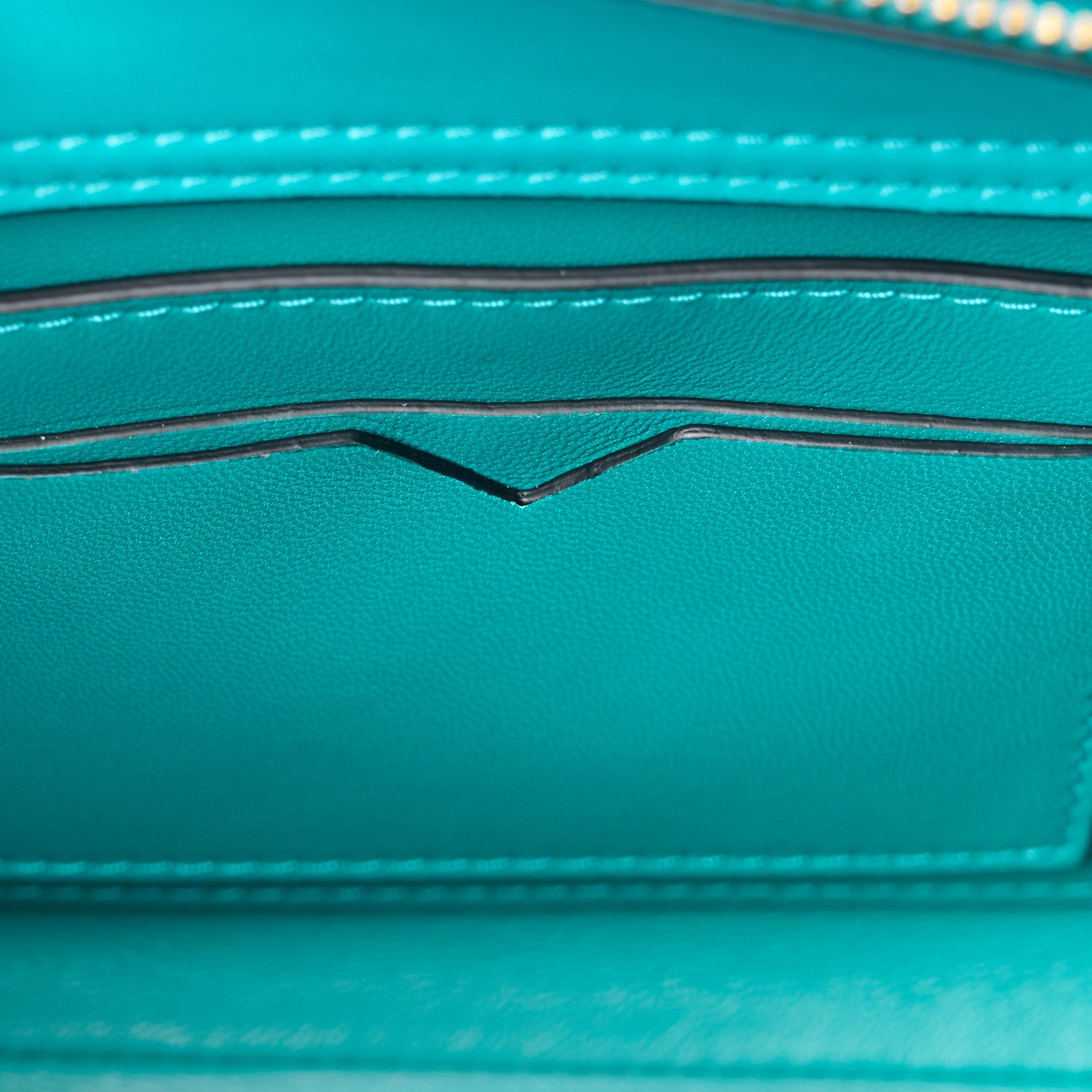 Valentino Garavani Nappa Small One Stud Handbag Marine Green 11 of 11
