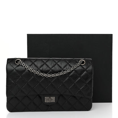 Chanel Aged Calfskin Quilted 2.55 Reissue 226 Flap Black 12 of 12