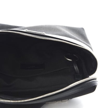Saint Laurent Canvas Calfskin City Belt Bag Black 4 of 8
