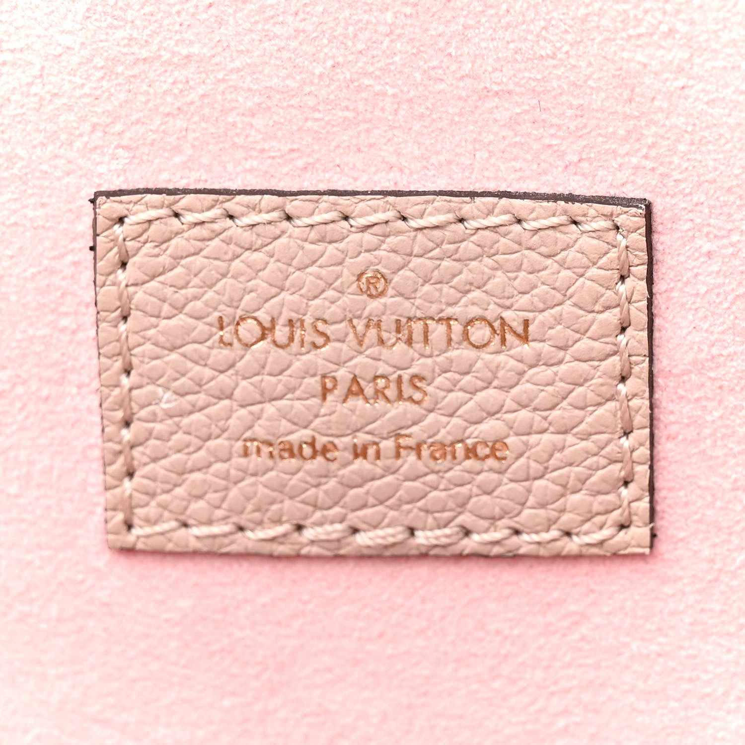 Louis Vuitton Grained Calfskin Lockme Shopper Greige 7 of 12