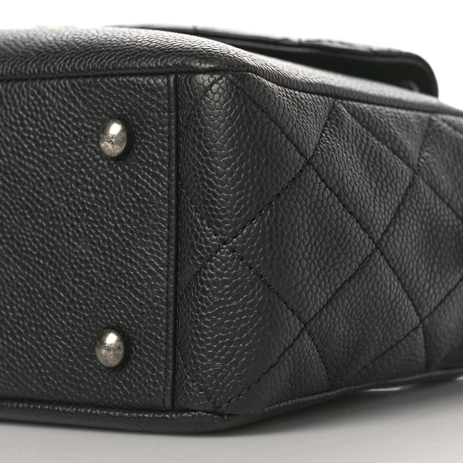 Chanel Caviar Lambskin Quilted Coco Break Camera Case Black 9 of 9