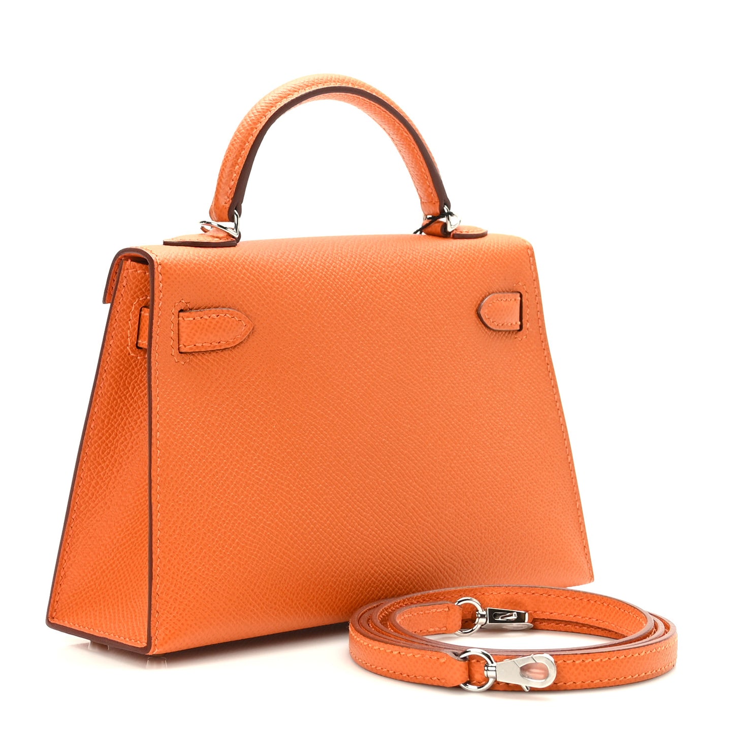 Epsom Mini Kelly Sellier 20 Orange