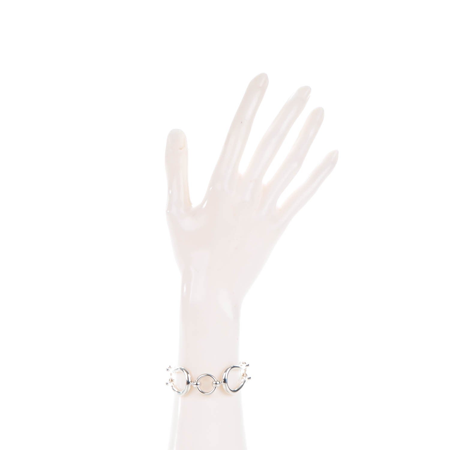 Hermes Sterling Silver Arabesque MM Bracelet 2 of 6
