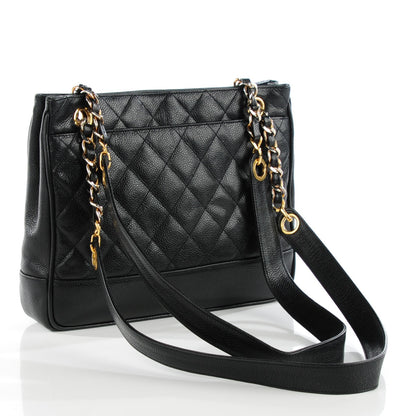 Chanel Caviar Quilted Shoulder Bag Black 3 of 8
