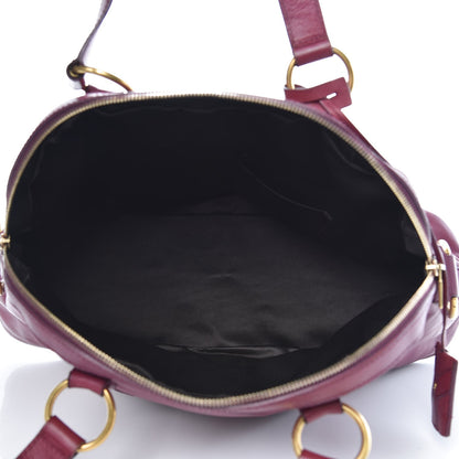 Saint Laurent Calfskin Large Muse Cherry 5 of 10