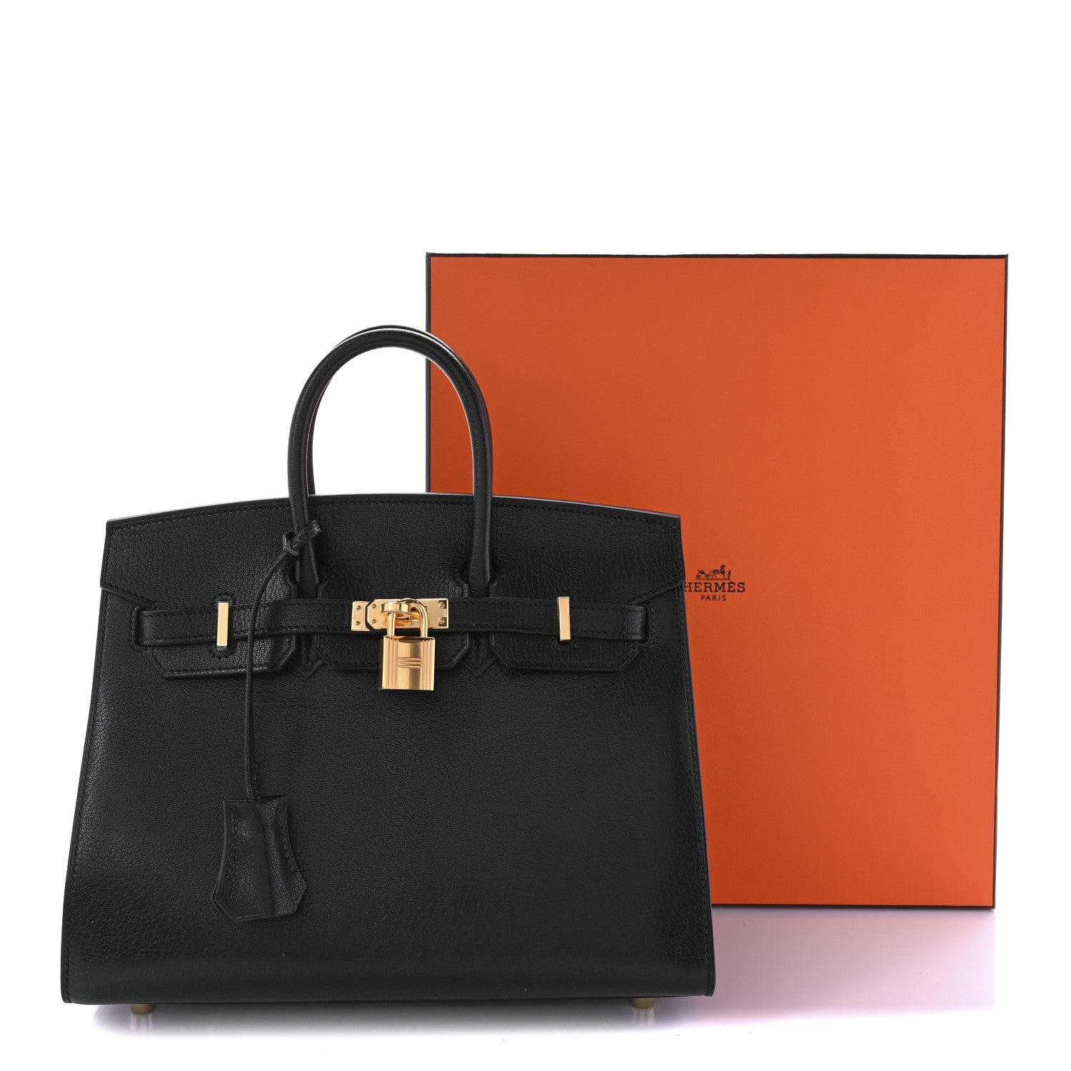 Hermes Chevre Chamkila Birkin Sellier 25 Bambou Black 31 of 31