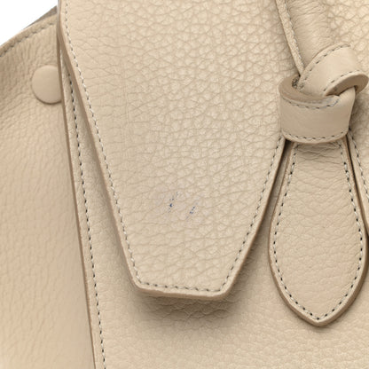 Celine Crisped Calfskin Mini Tie Knot Tote Chalk 12 of 12