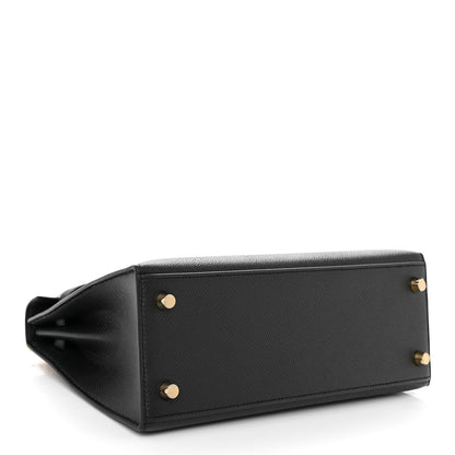 Hermes Epsom Kelly Sellier 25 Black 4 of 10