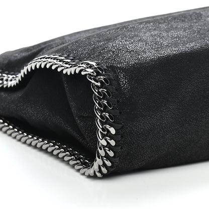 Stella McCartney Shaggy Deer Falabella Fold Over Tote Black 7 of 8