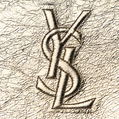 Saint Laurent Metallic Calfskin Monogram Belle de Jour Chain Clutch Gold 19 of 20