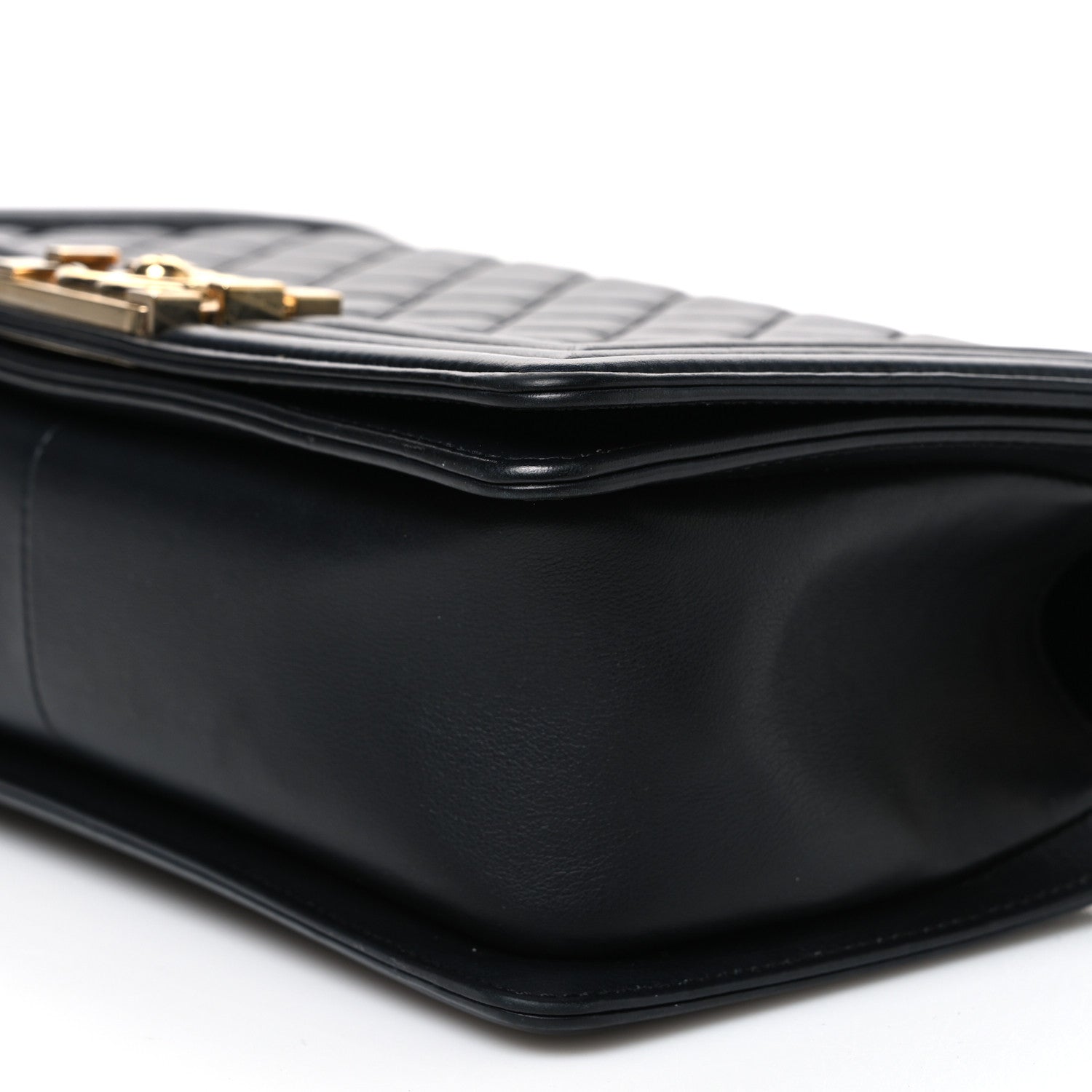 Chanel Lambskin Quilted Medium Boy Flap Black 10 of 12