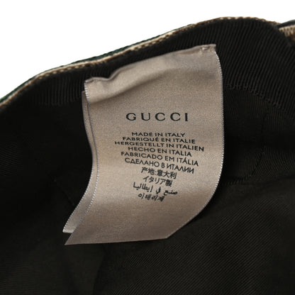 Gucci Monogram Web Baseball Hat XL Beige Cocoa 8 of 8