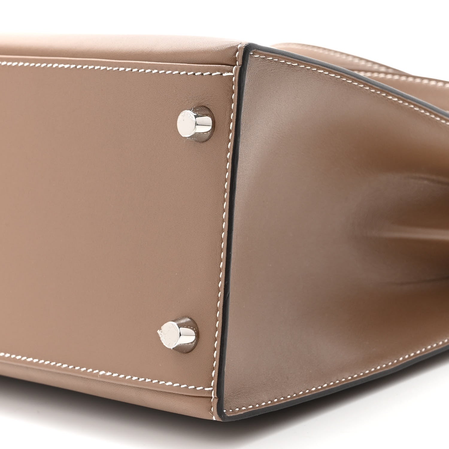 Hermes Tadelakt Kelly Sellier 28 Etoupe 10 of 12