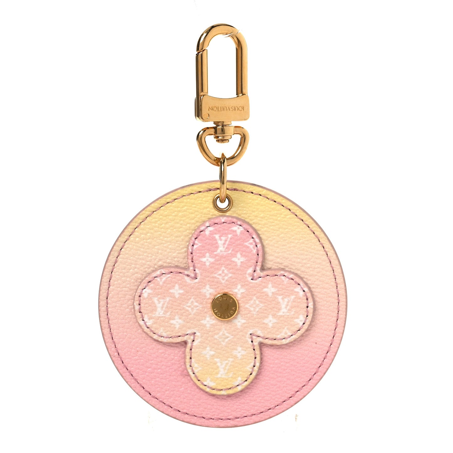 Monogram By The Pool Illustre Bag Charm Key Holder Light Pink