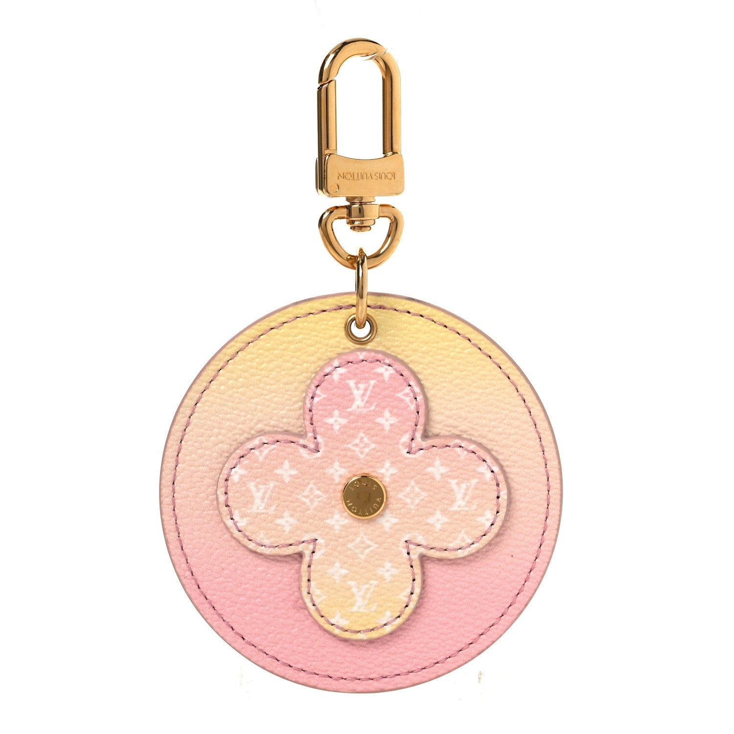 Louis Vuitton Monogram By The Pool Illustre Bag Charm Key Holder Light Pink 1 of 4