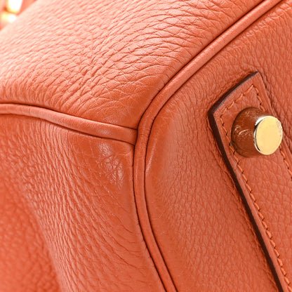 Hermes Togo BIRKIN 30 Orange 8 of 11