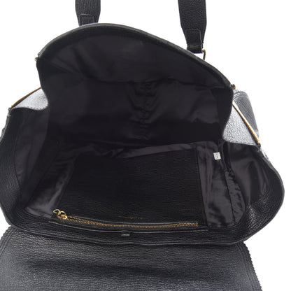 3.1 Phillip Lim 3.1 Textured Calfskin Large Pashli Satchel Black 5 of 11