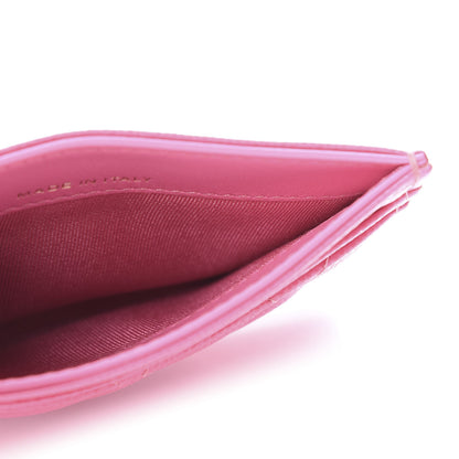 Chanel Caviar Quilted Card Holder Pink 5 of 11