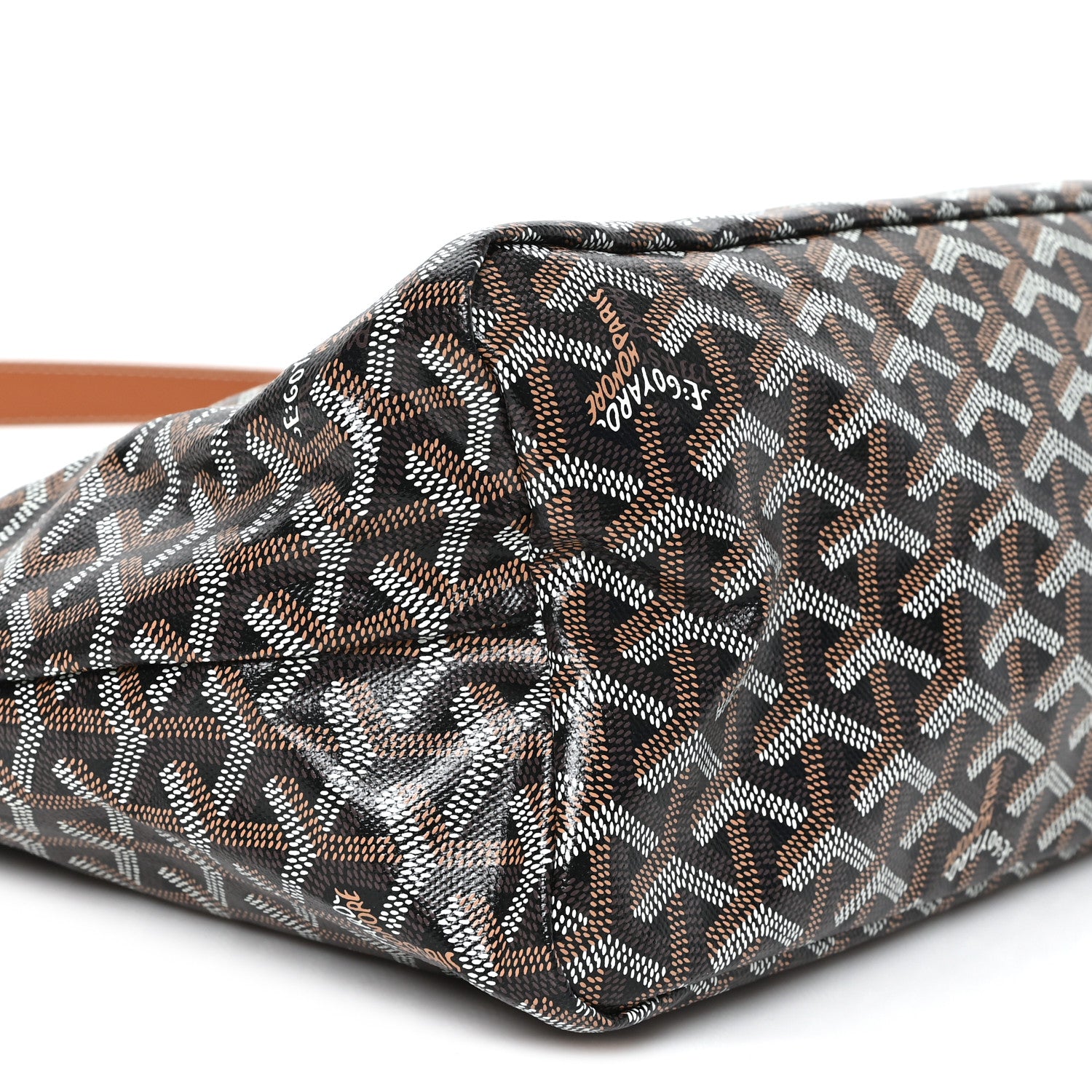 Goyard Goyardine Boheme Hobo Black Gold 10 of 11