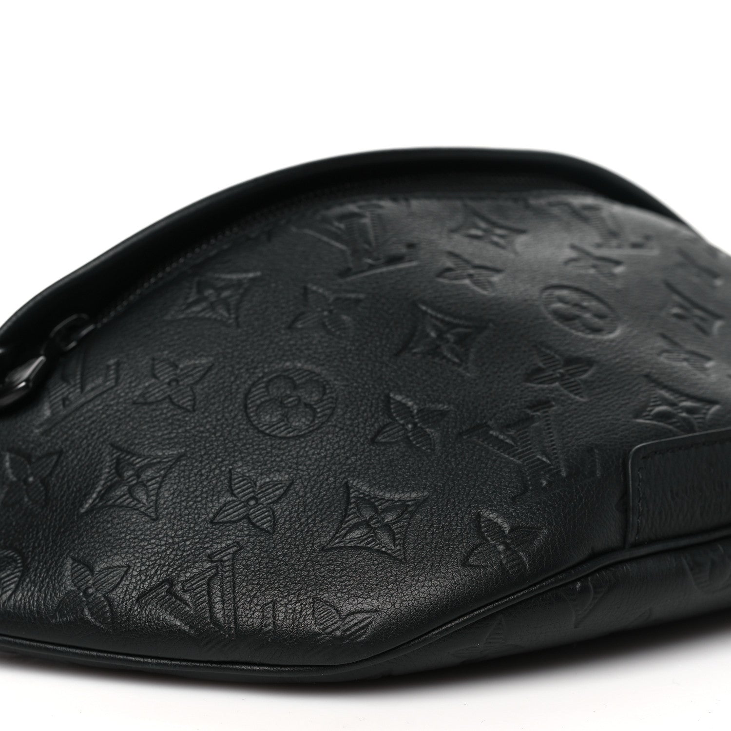 Louis Vuitton Calfskin Monogram Shadow Discovery Bumbag PM Black 8 of 9