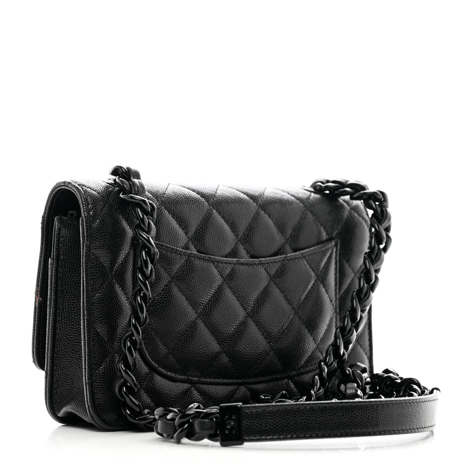 Chanel Caviar Quilted My Everything Wallet On Chain WOC Black 3 of 12