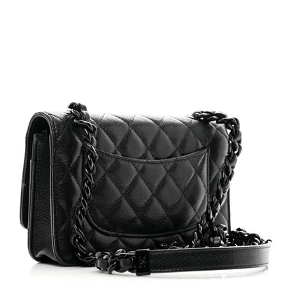 Chanel Caviar Quilted My Everything Wallet On Chain WOC Black 3 of 12