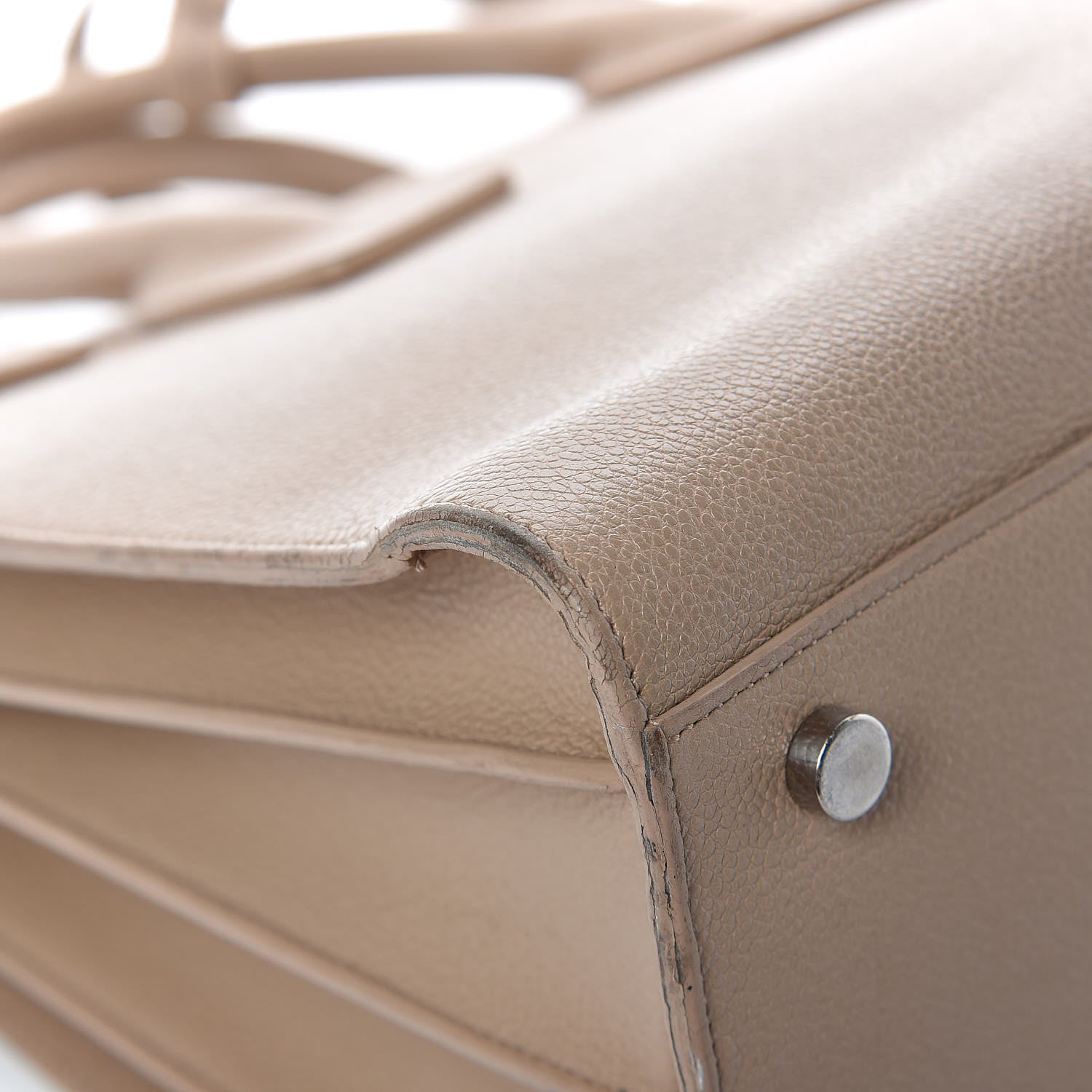 Saint Laurent Grained Calfskin Small Sac De Jour Nude Powder 9 of 37