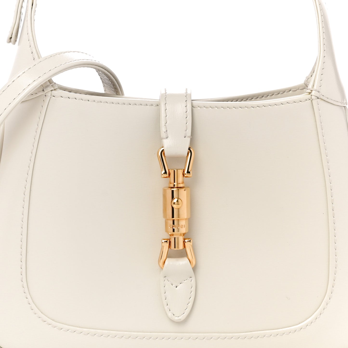 Boarded Dyana Lux Calfskin Mini Jackie 1961 Hobo Mystic White