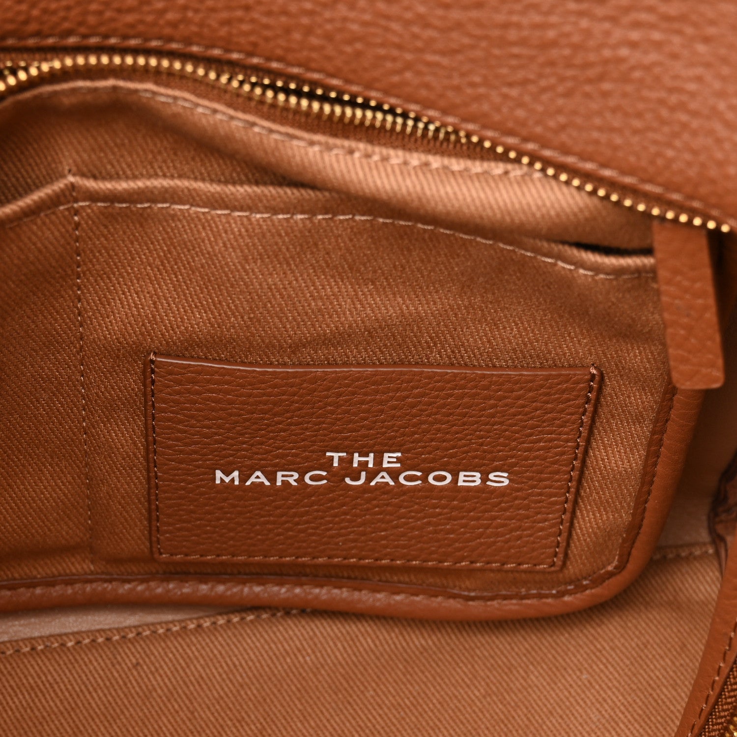 Marc Jacobs Grained Calfskin Medium The Tote Bag Argan Oil 6 of 10