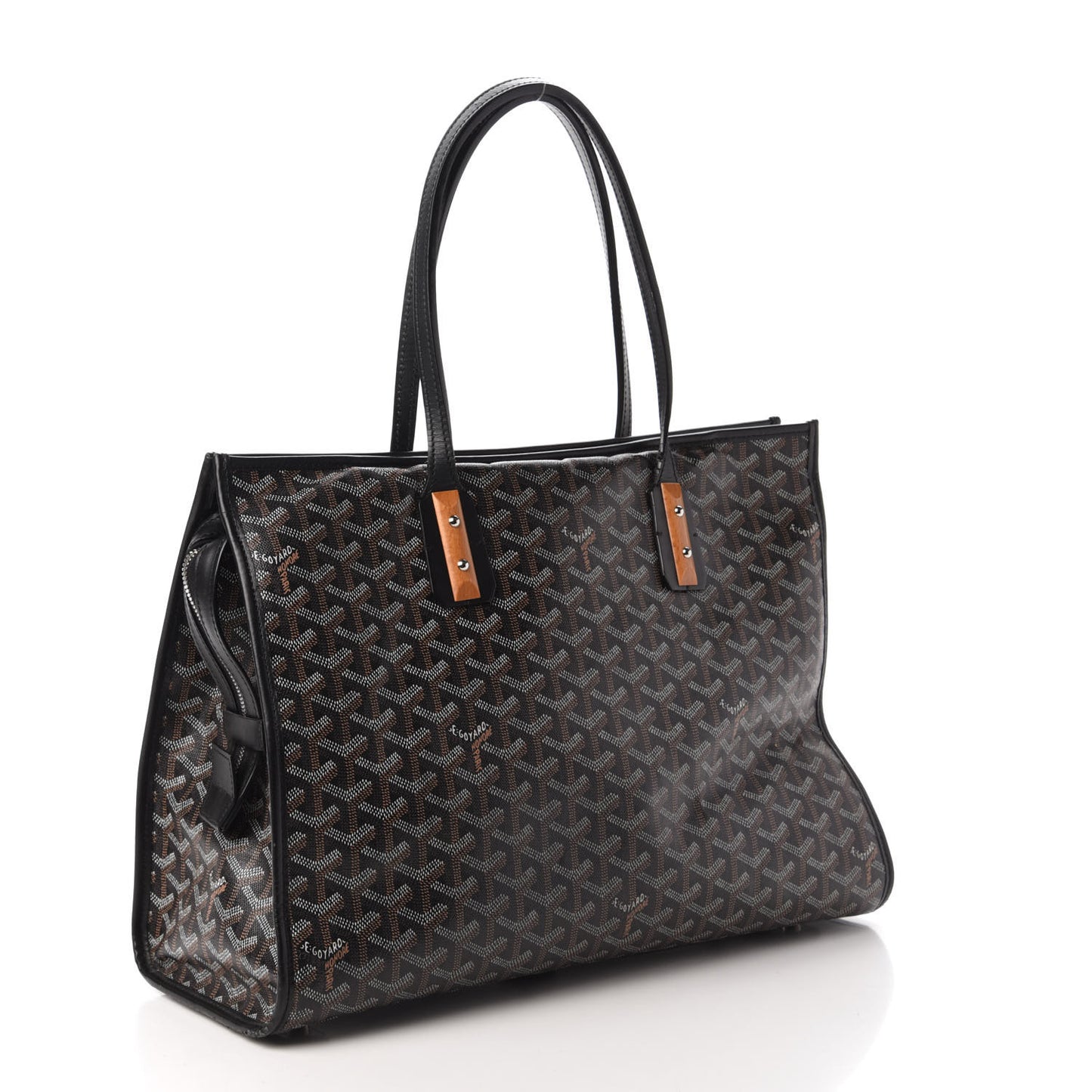Goyardine Marquises Tote Black