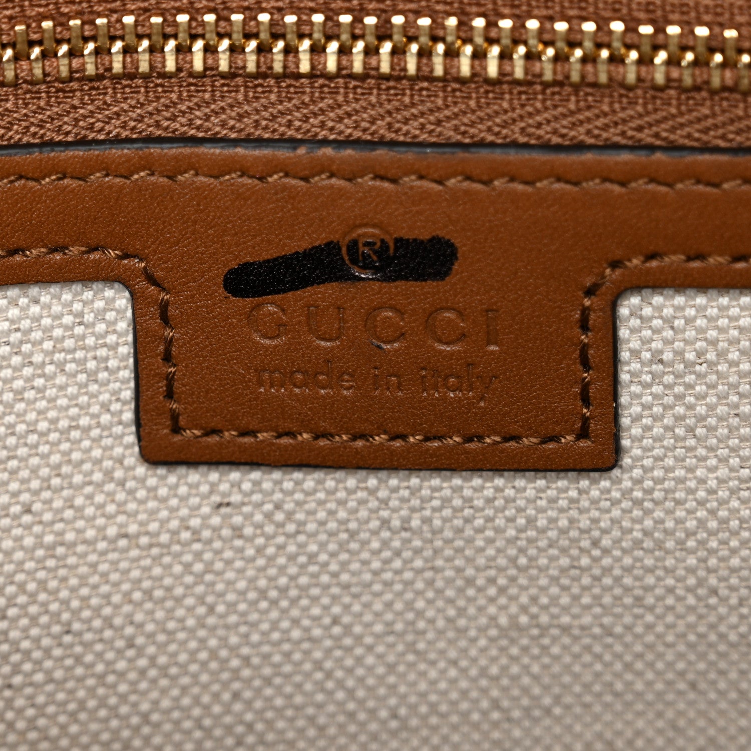 Gucci Calfskin Raffia Medium Blondie Top Handle Bag Brown 7 of 10