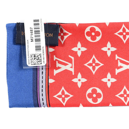 Louis Vuitton Silk Monogram Superstition Bandeau Black 3 of 3