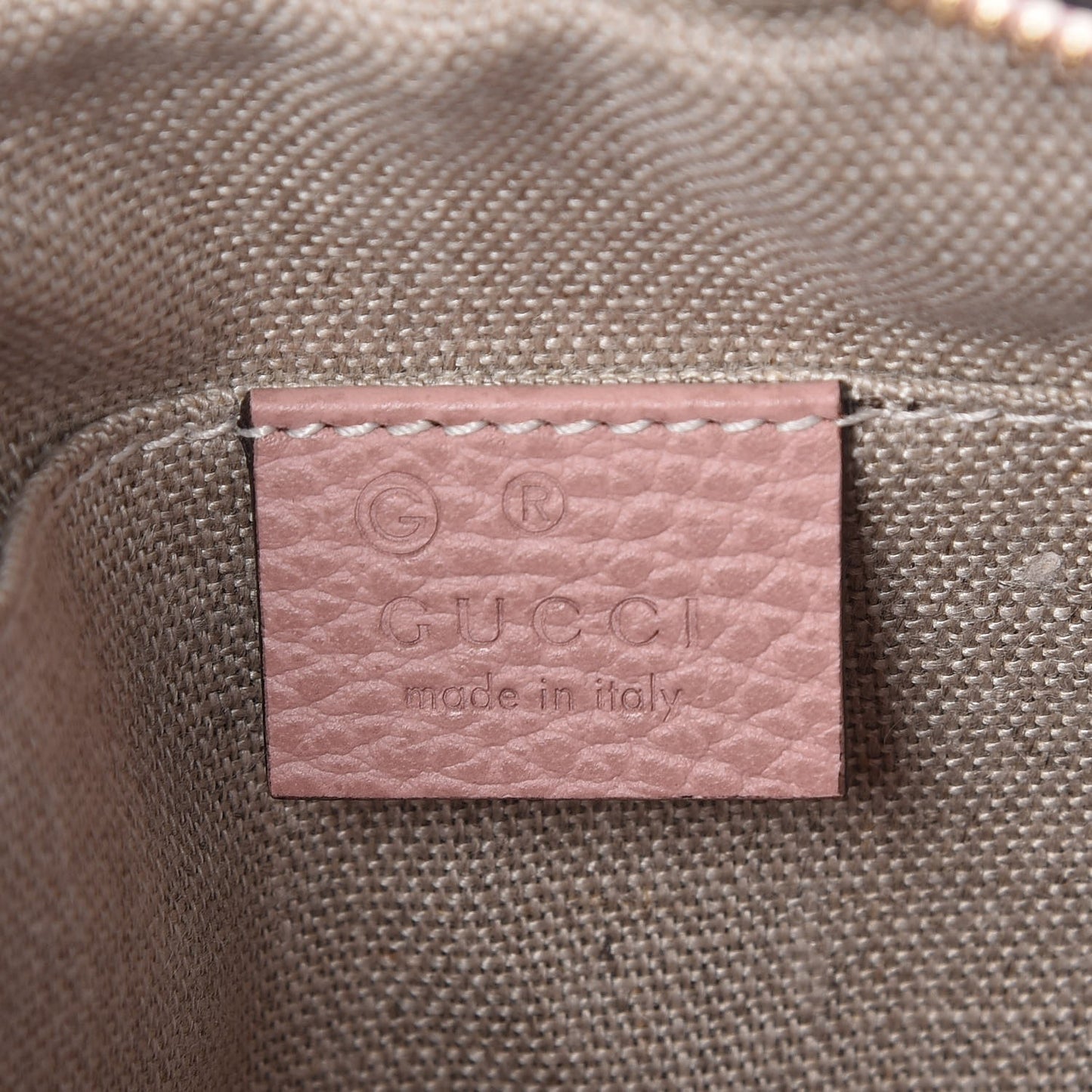 Monogram Mini Bree Messenger Bag Beige Soft Pink