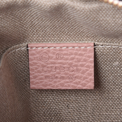 Gucci Monogram Mini Bree Messenger Bag Beige Soft Pink 6 of 7