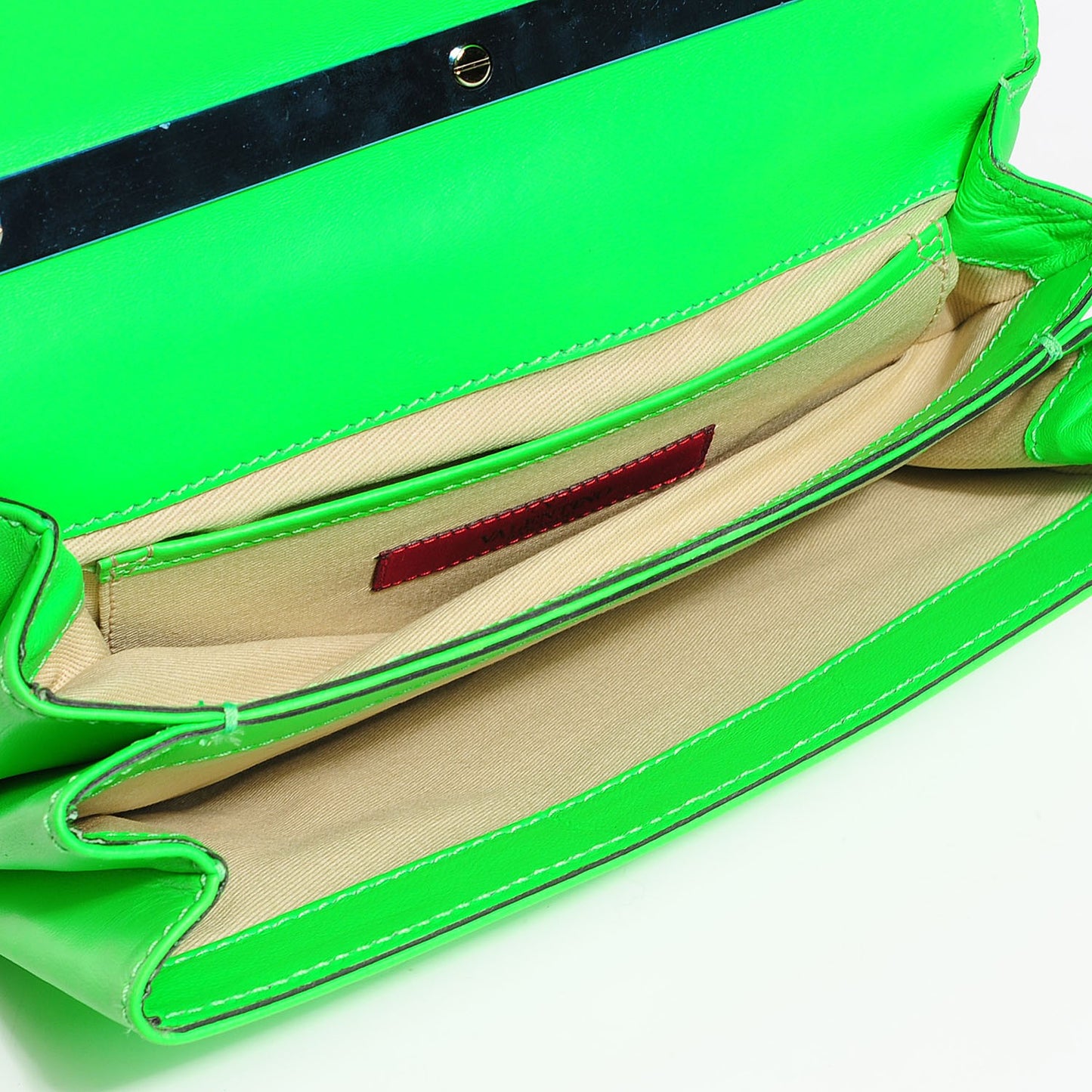 Nappa Va Va Voom Shoulder Bag Green Fluo