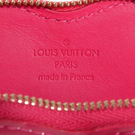 Louis Vuitton Vernis Heart Coin Purse Rose Pop 5 of 7