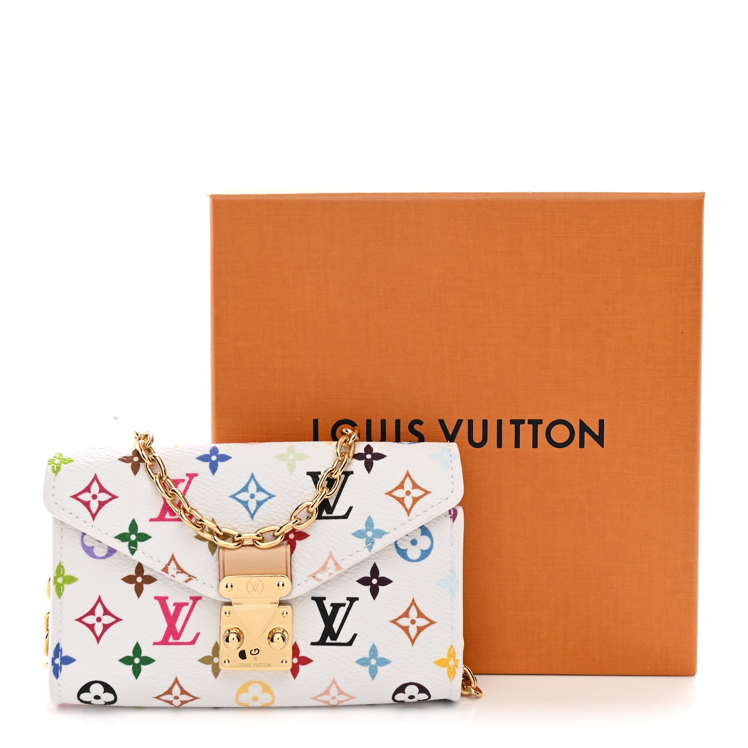 Louis Vuitton マルチカラー ケース　2024ss Louis Vuitton LV X TM Monogram Multicolor Pouch Metis Belt White