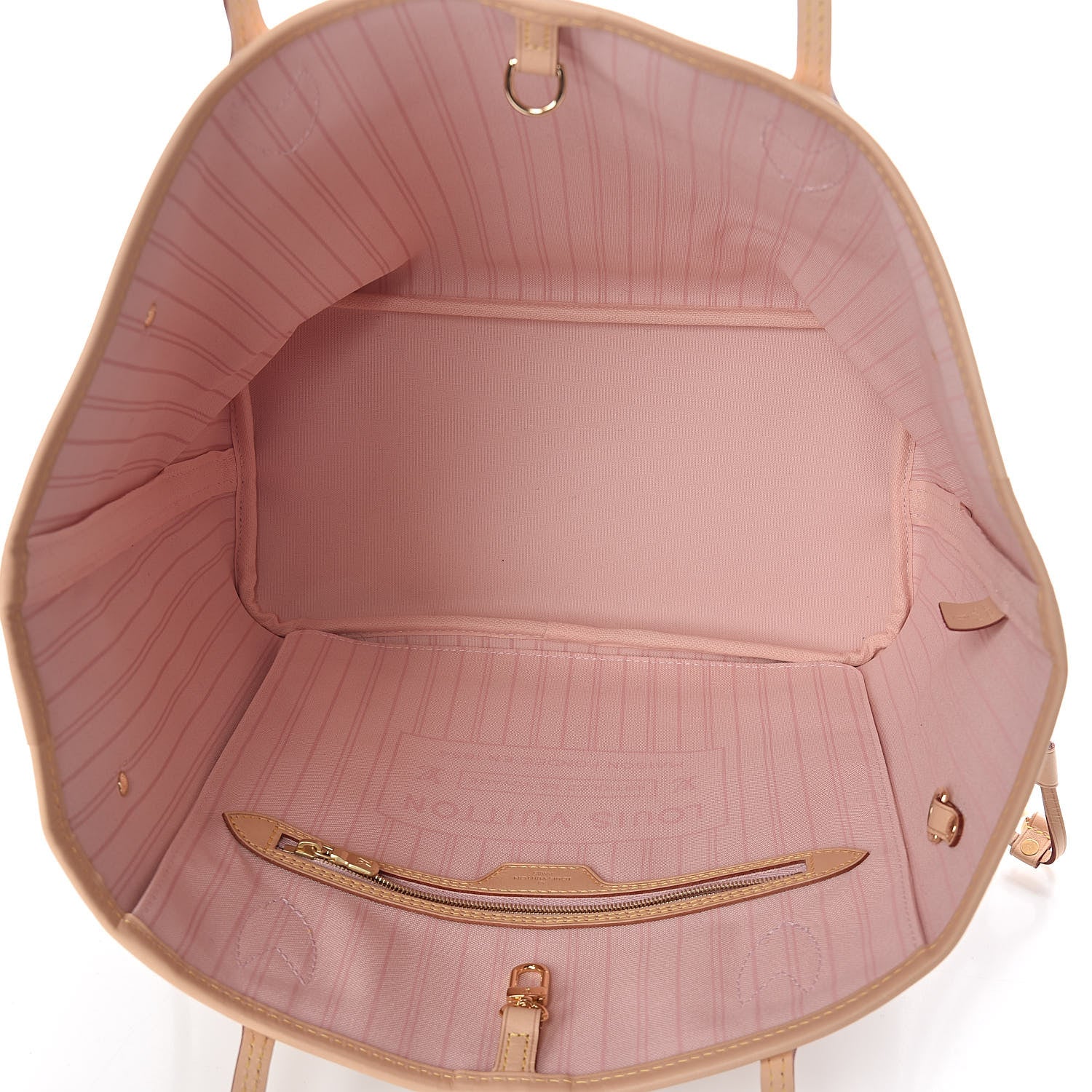 Louis Vuitton Damier Azur Neo Neverfull MM Rose Ballerine 5 of 10