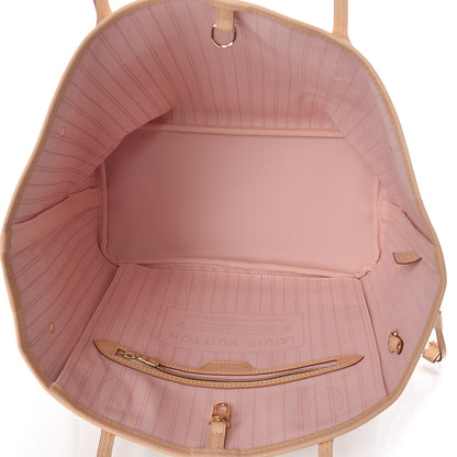 Louis Vuitton Damier Azur Neo Neverfull MM Rose Ballerine 5 of 10
