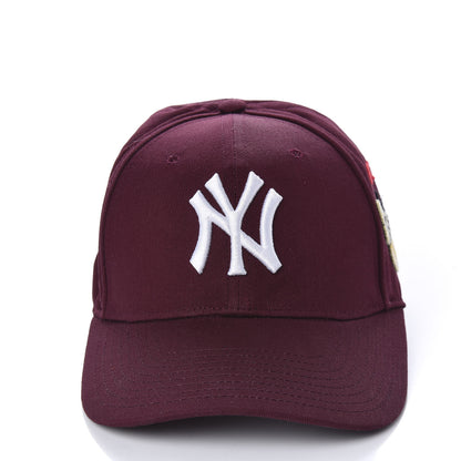 Gucci X MLB Cotton NY Yankees Baseball Hat 57-61 Lacquer 3 of 8