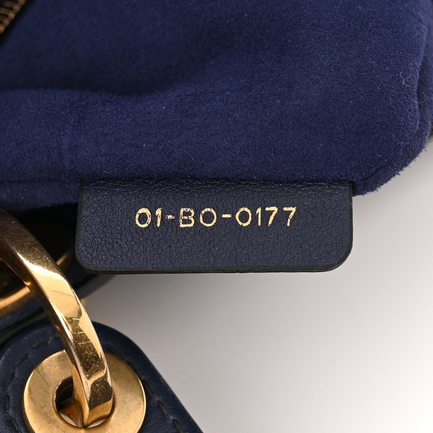 Calfskin Cannage Studded Medium Supple Lady Dior Navy